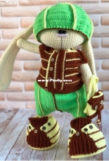 Crochet Bunny Art - Irina Tarasova - Kyle Outfit