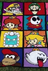 Mario pillow Panel set --mamas jam pack
