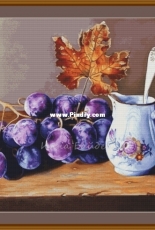 Still Life with Grapes by Inna Baydenko / Baidenko Инна Байденко