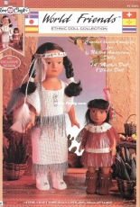 Fibre Craft - Eileen  Garrett- FCM 451 - World Friends Native American Mother and Child