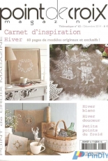 Point de Croix Magazine Thématique No. 62 Decembre /December 12 2014-Carnet d'inspiration-Hiver