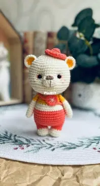 Crochet by Belousova - Happy Loops - Irina Belousova - Bear Orange - Russian