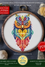 Awesome Pattern Studio C441 Mandala Parrot XSD + PCS
