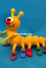 Amigurumi Fair - Jasmine Toys - Larisa1122 - Larysa Kostyleva - Caterpillar