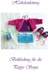 Hc haekelzauber - Halime Civelek - Clothing for the Doll Sonja - German