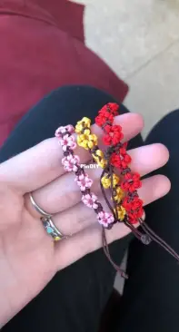 Wicker bracelets./ Плетеные браслетики