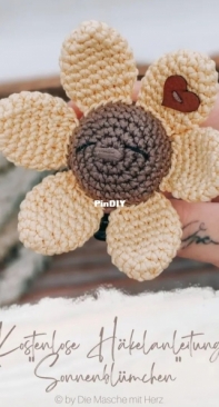 Die Masche mit Herz - Anna Komnick - Sonnenblümchen - Sunflower - German - Free