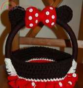 A Crocheted Simplicity - Jennifer Pionk - Minnie Mouse Trick or Treat Bag