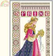 Lavender and Lace LL50 Celtic Spring - Purple and Pink pat