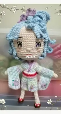 Amigurumi Doll in Kimono