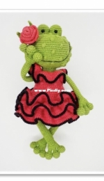 Medvedeva Toys - Oxana - Colorful Frog Girl