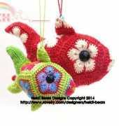 Heidi bears Designs- The Babelfeesh African Flower Crochet Pattern