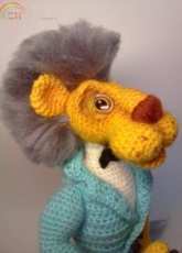 Crochet Toy- Noble lion.