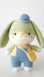 JW Crochet - Hyun Jiwon - Toto Rabbit/Doll - English
