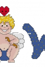ABC Cupido W from Las Labores de Ana Baby 25 PCS