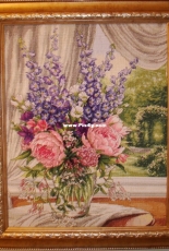 Peonies and Delphiniums 35257 Gold Collection
