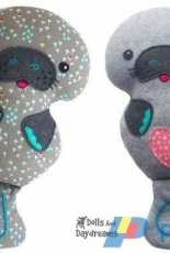 Dolls and Daydreams-Manatee Sewing Pattern