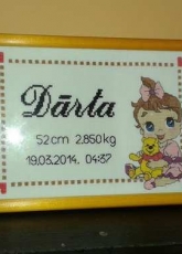 Baby birth record for Dārta