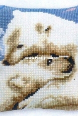 Vervaco Pillow PN-0003674  Polar Bears