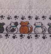 Cats towel