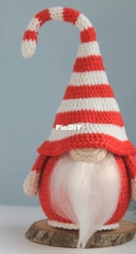 Pam Pino Design - Nazeli Mkrtchyan-Tadevosyan - Christmas Candy Cane Gnome