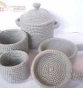 CrochetNPlayDesigns - CraftyAnna - Pots and pans