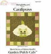 Story Quilts-Garden Patch Cats-Block 7 Caulipuss by Helene