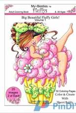 Sherri Baldy My-Besties Fluffys Coloring Book