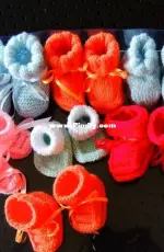 Charity baby booties