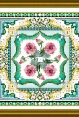 Chatelaine Onl 207 – A Beaded Marie-Antoinette’s Rose Tile