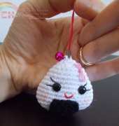 Onigiri key ring