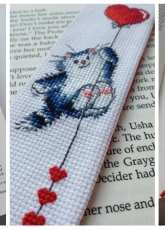Cat bookmark by Margaret Sherry