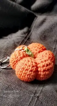 pumpkin keychain :)