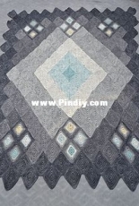 Vinnis Colours - Vinni Nielsen - Pattern 54 - Diamond Blanket - Free