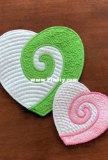Kreative Kiwi - Heart Coaster - Free
