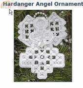 Hanky Panky Hardanger Angel Ornament