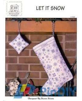 Rosewood Manor X-1323 - Let It Snow  Stocking XSD