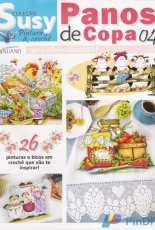 Susy Collection Paint & Crochet - Panos de Copa 4 - Portuguese