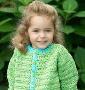 Coats & Clark Red Heart WR1987 Fun Time Cardigan by Michele Maks