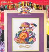 StitchWorld X-Stitch 03-234 - Tie-Dyed Snowman