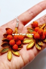 Evelina Crafts -Evelina Dee-Shapland - Rowan Earrings - Free