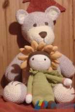 Bear and Flower Doll