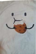 daily cross stitch nom nom cookie