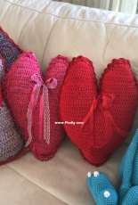 Heart pillows