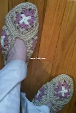 Granny Square Slippers