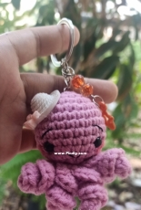Little octopus keychain