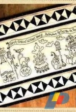 Bird Brain Design-BBD620-Witches Hooray Table Runner