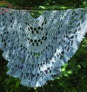 Dawn Friday - Cold Winter Morn' Shawl