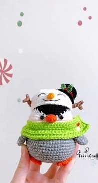 Tokki Crochet - Yeom Dong-yeon - Penguin Snowman
