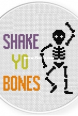 Daily Cross Stitch - Shake Yo Bones